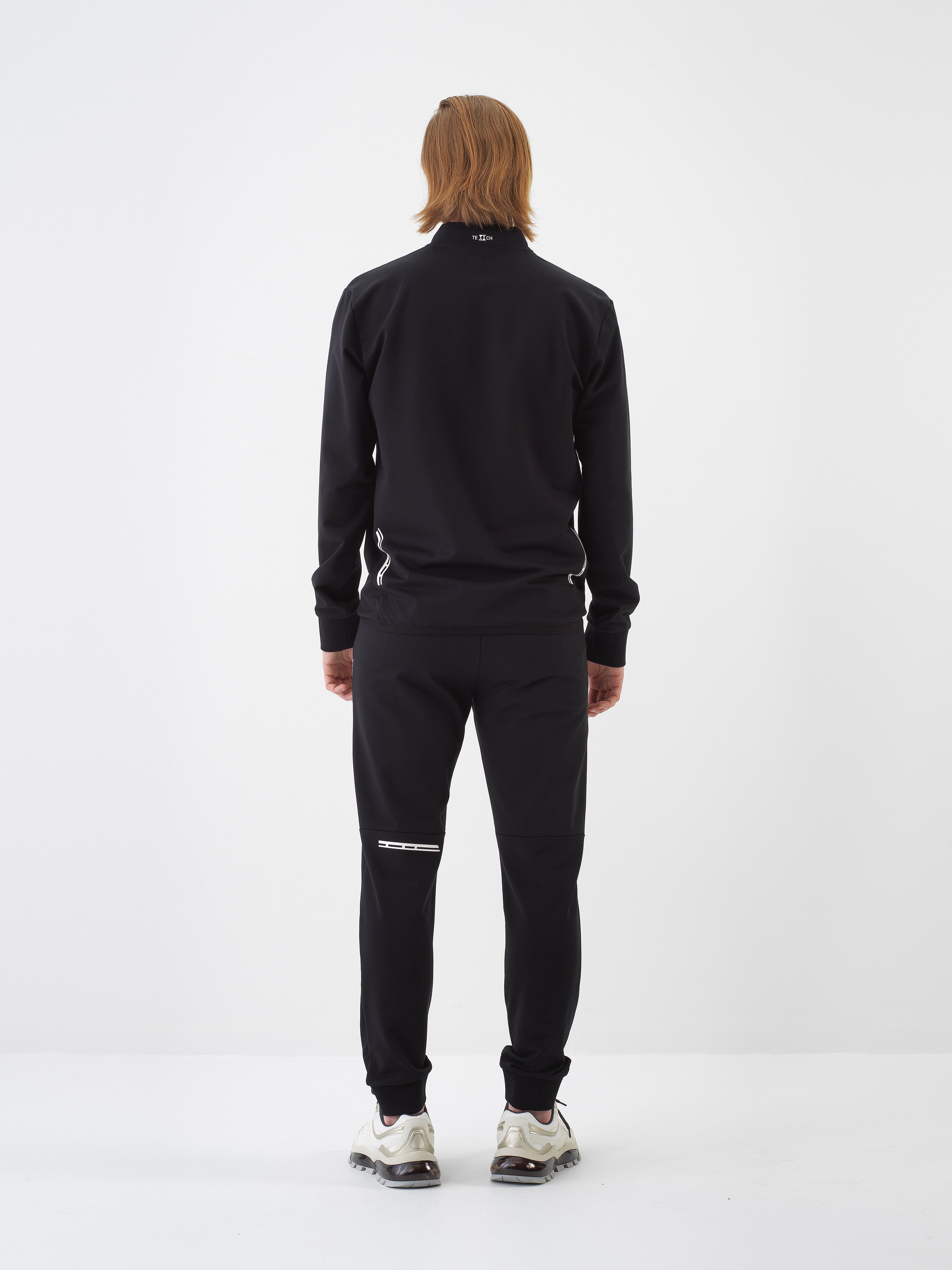 Xint Black Jogging With Zippered Closable Pockets