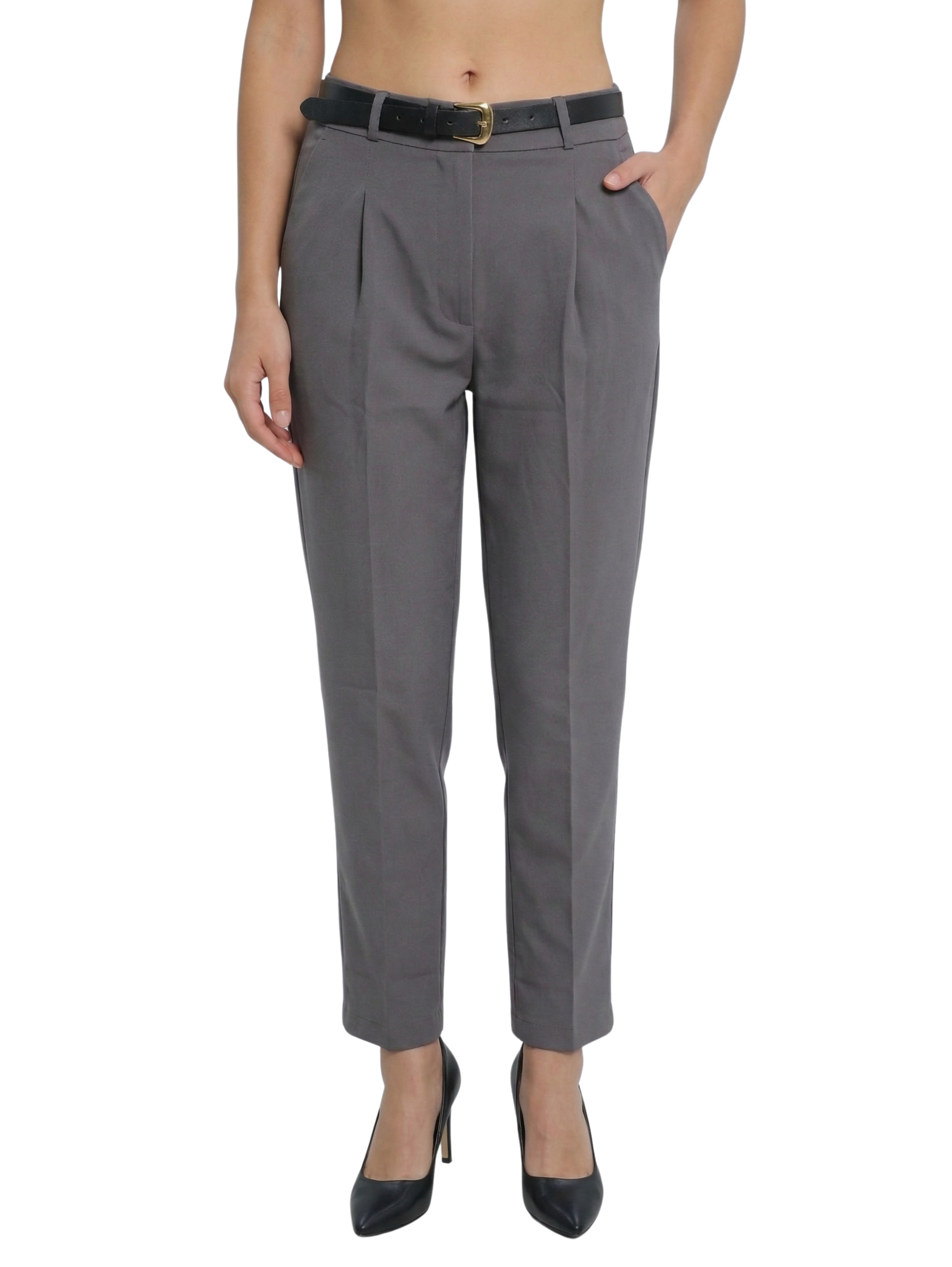 Smart Grey Pant With Slightly Formal Look