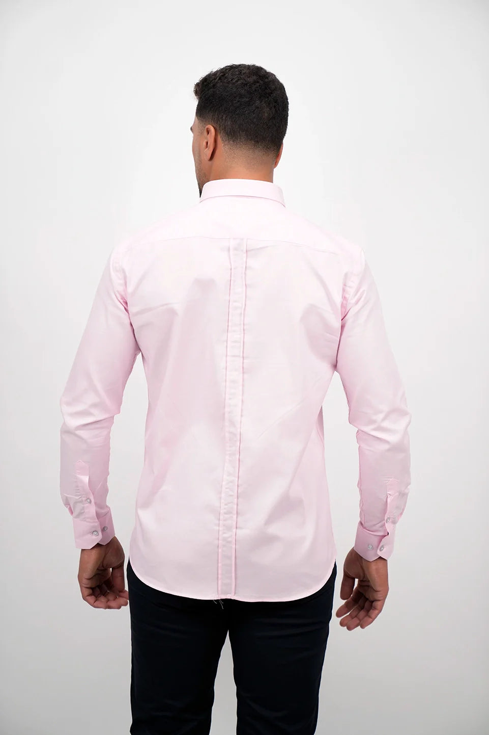 Long Sleeved Pink Casual Shirt