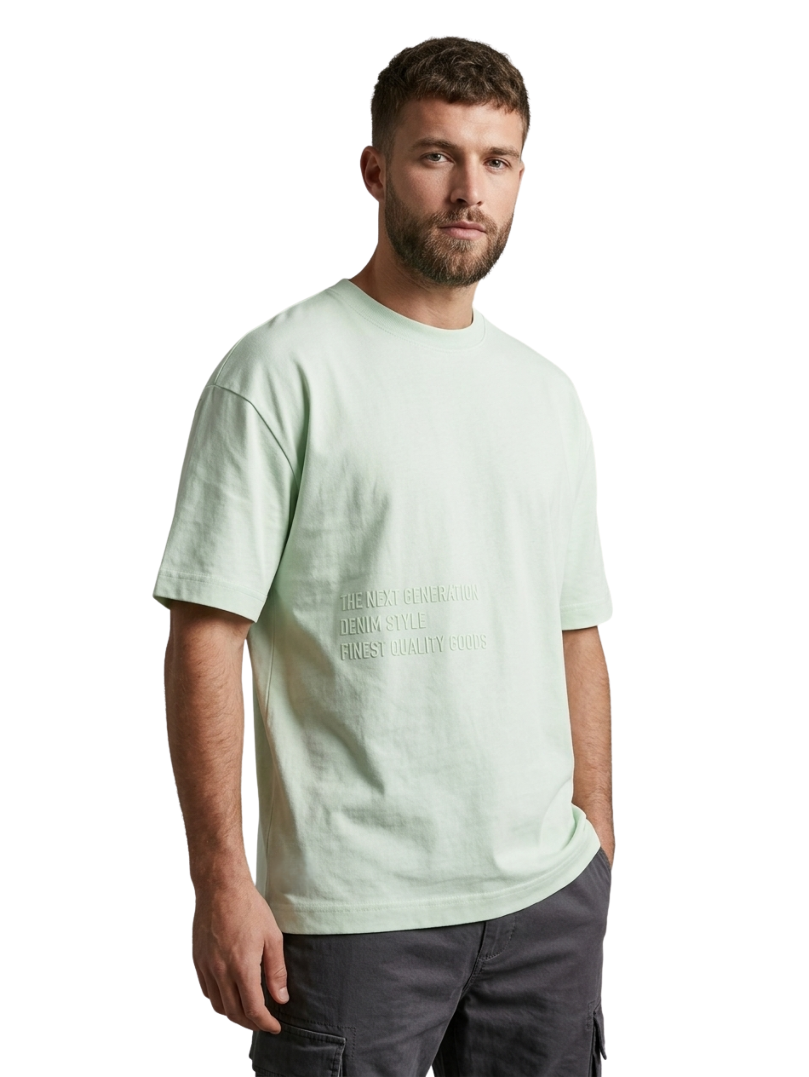 Oversized Mint Round T-Shirt