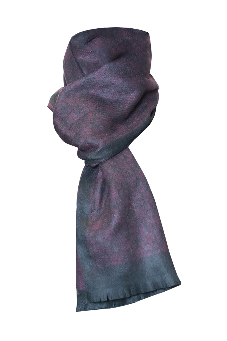 Purple Plaid Soft Scarf