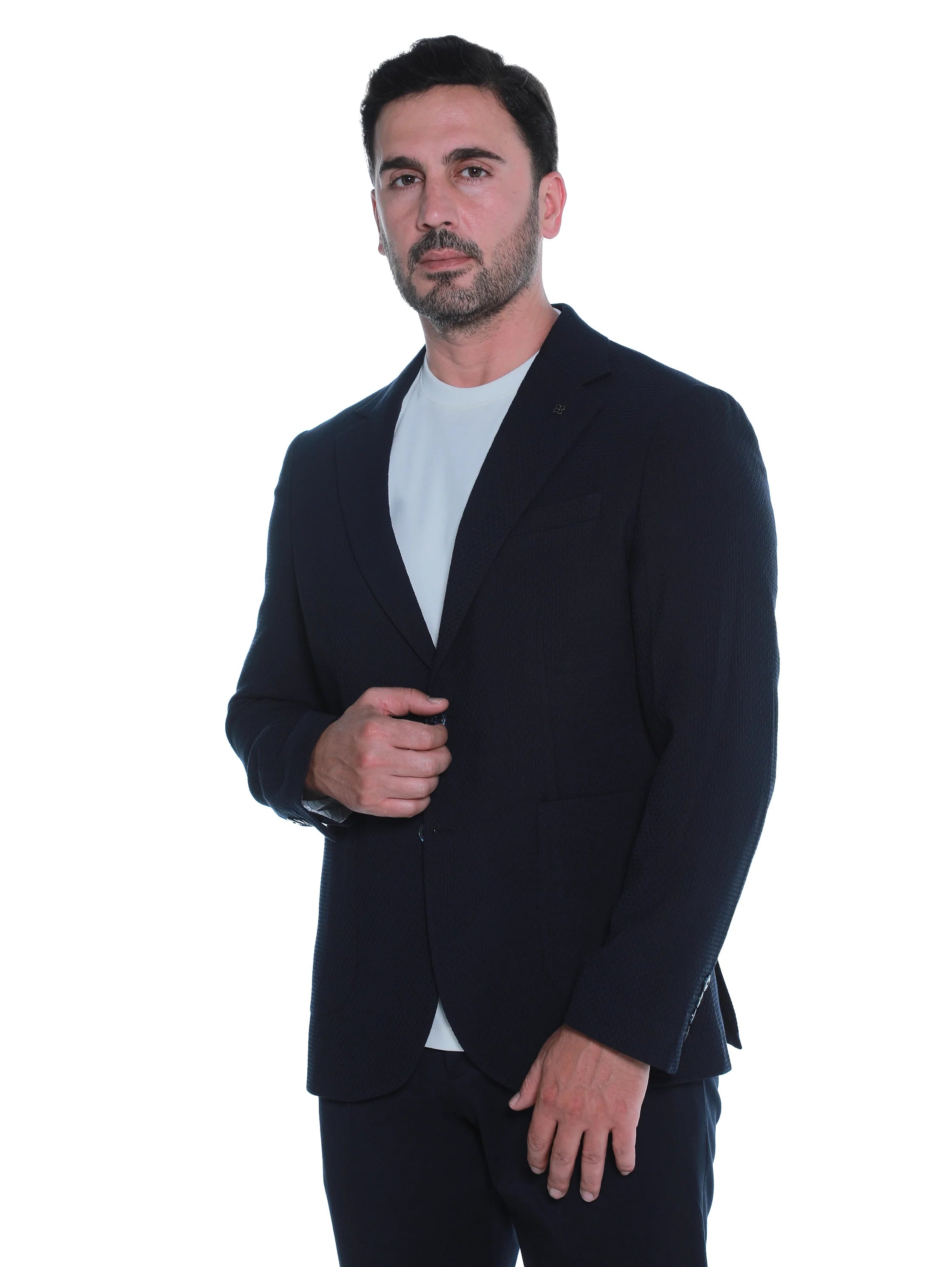 Plain Navy Smart Casual Blazer