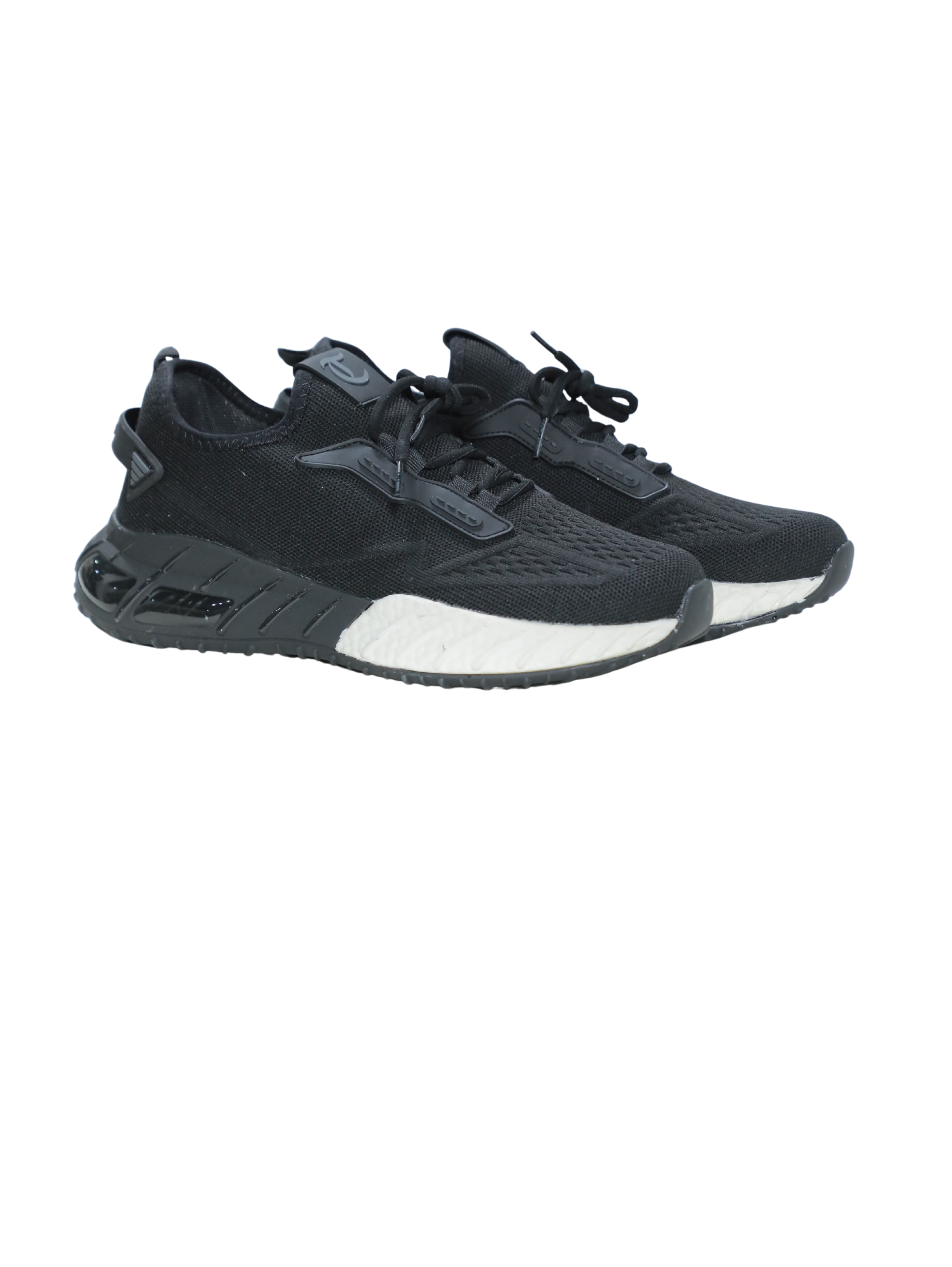 Causal Black Shoes With Laces