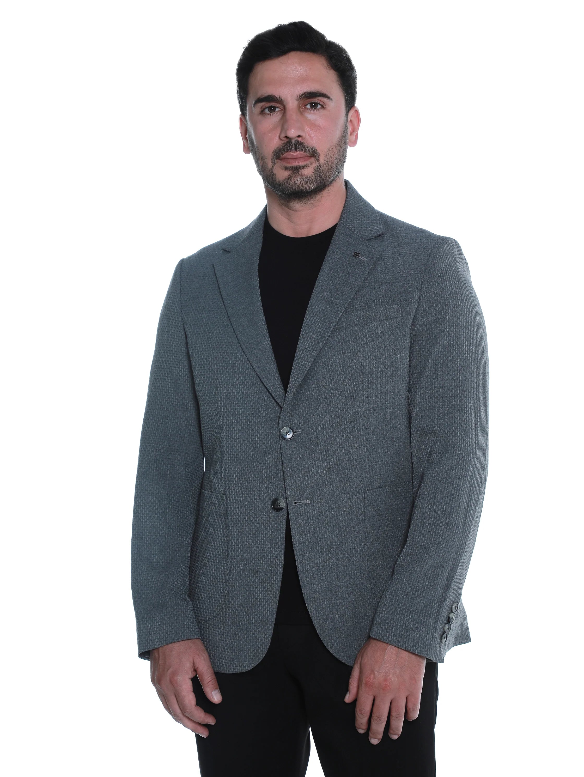 Plain Grey Smart Casual Blazer