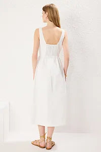 Trendyol Offwhite Dress With Side Pockets