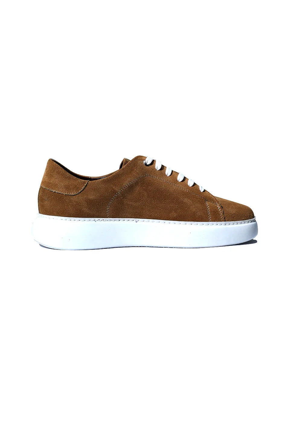 Casual Beige Velvet Shoes With White Insole