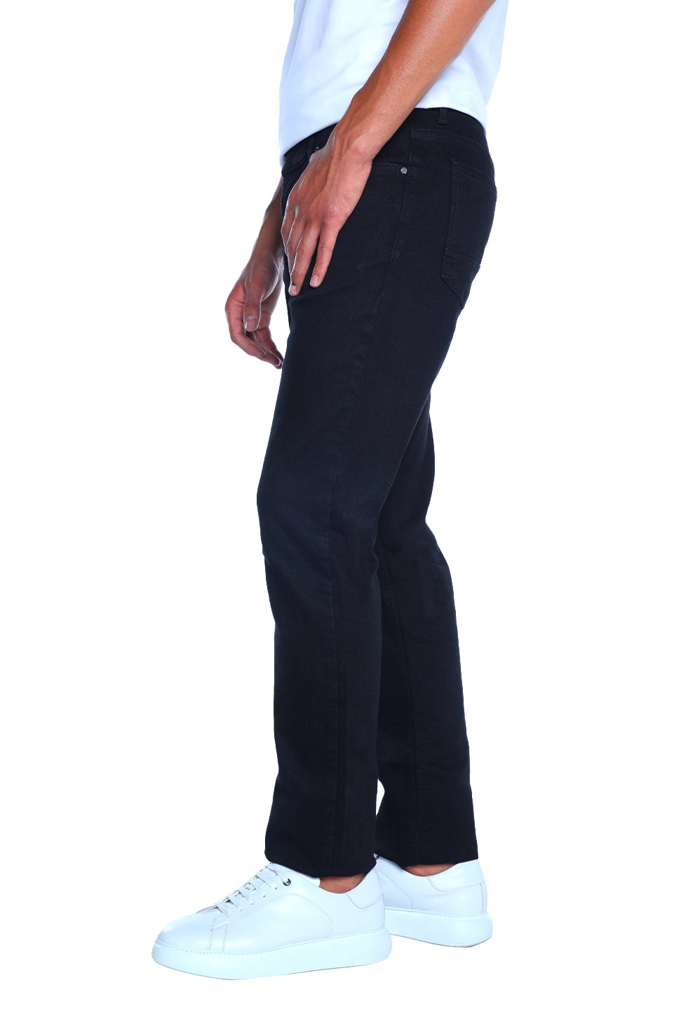 Slim Straight Black Jeans