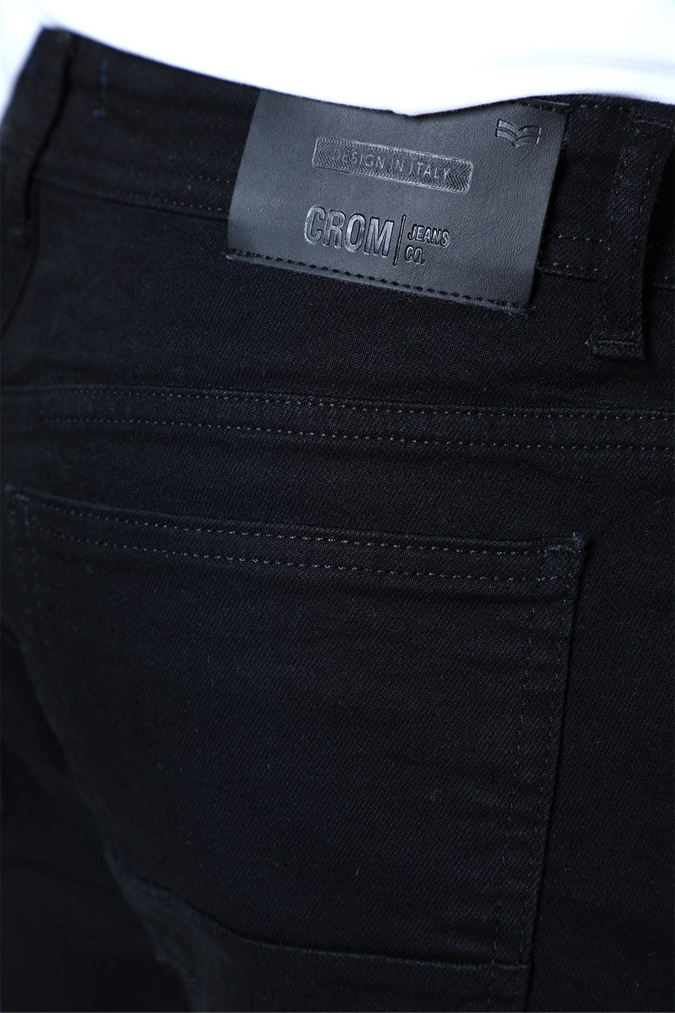 Slim Straight Black Jeans