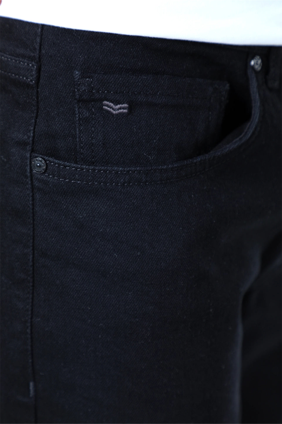 Slim Straight Black Jeans