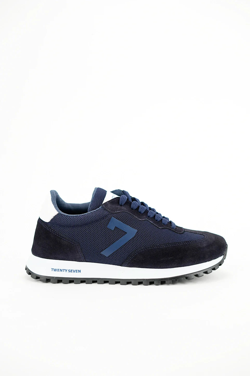 Navy Stylish Casual Shoes With Logo