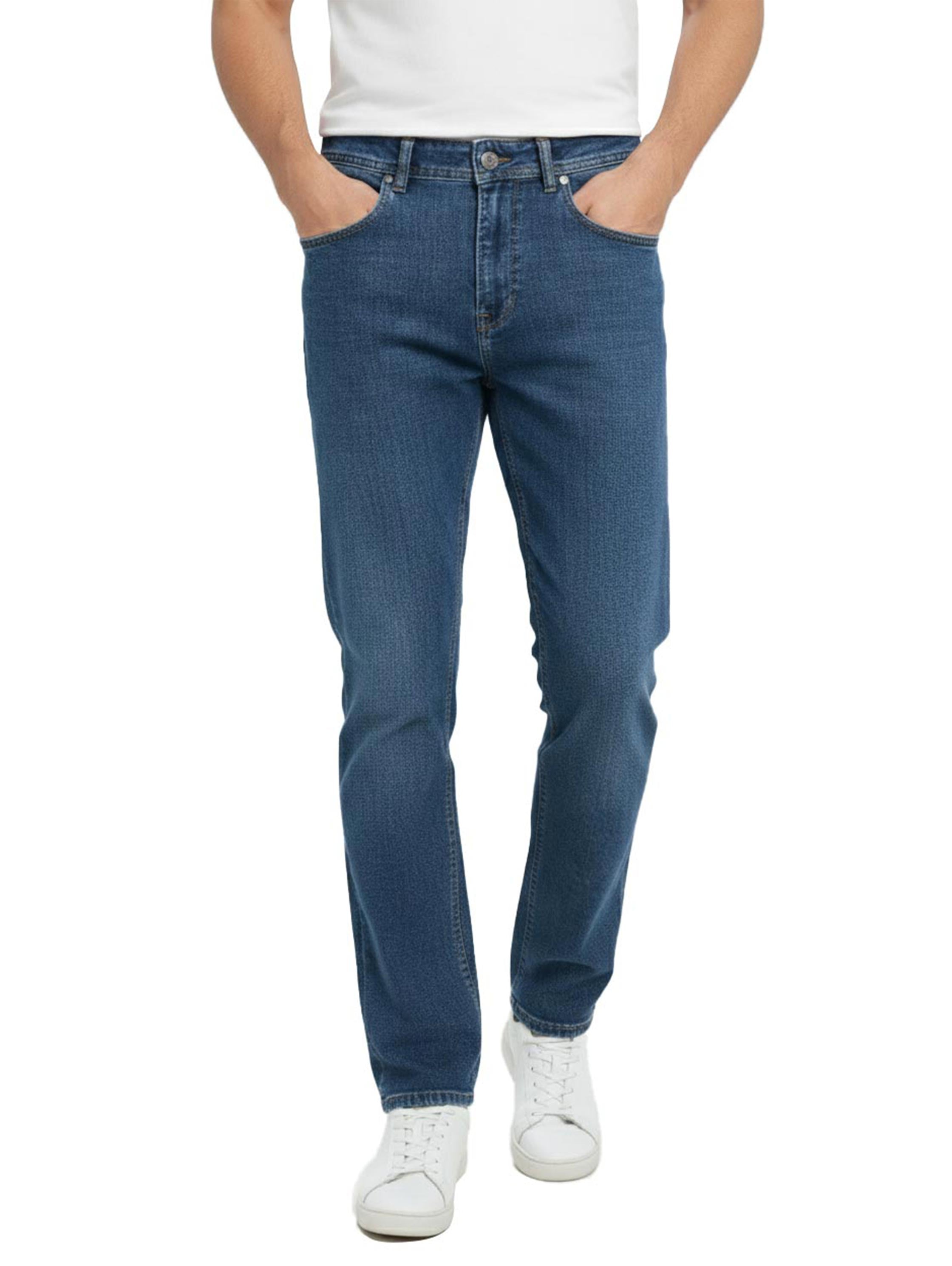 Slim Straight Light Blue Denim Jeans