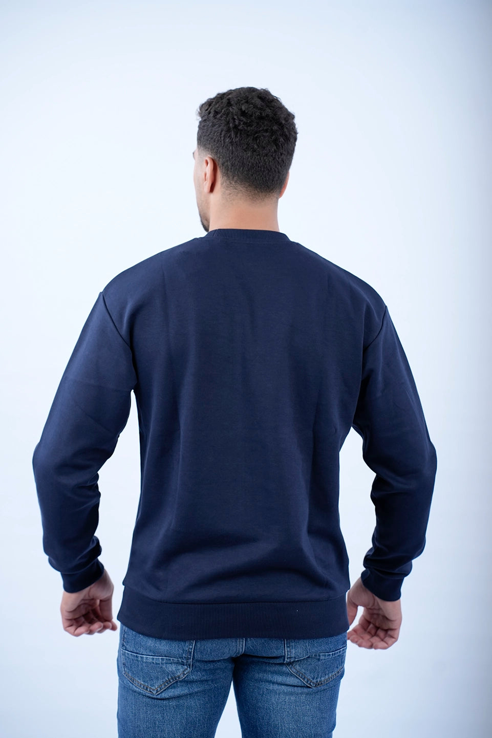 Tom Tailor Navy Sweater With Front Logo Design