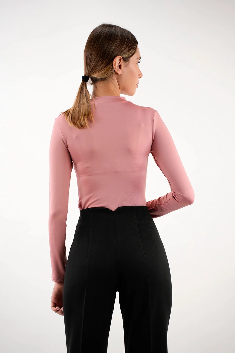 Long Sleeved Pink Body Basic