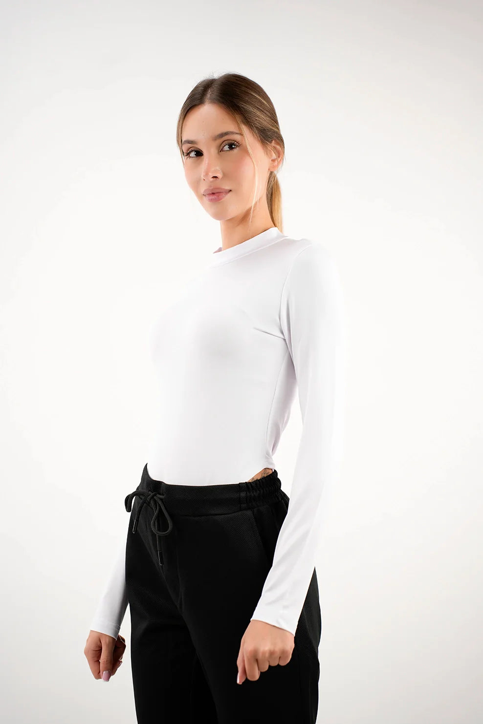 Long Sleeved White Body Basic