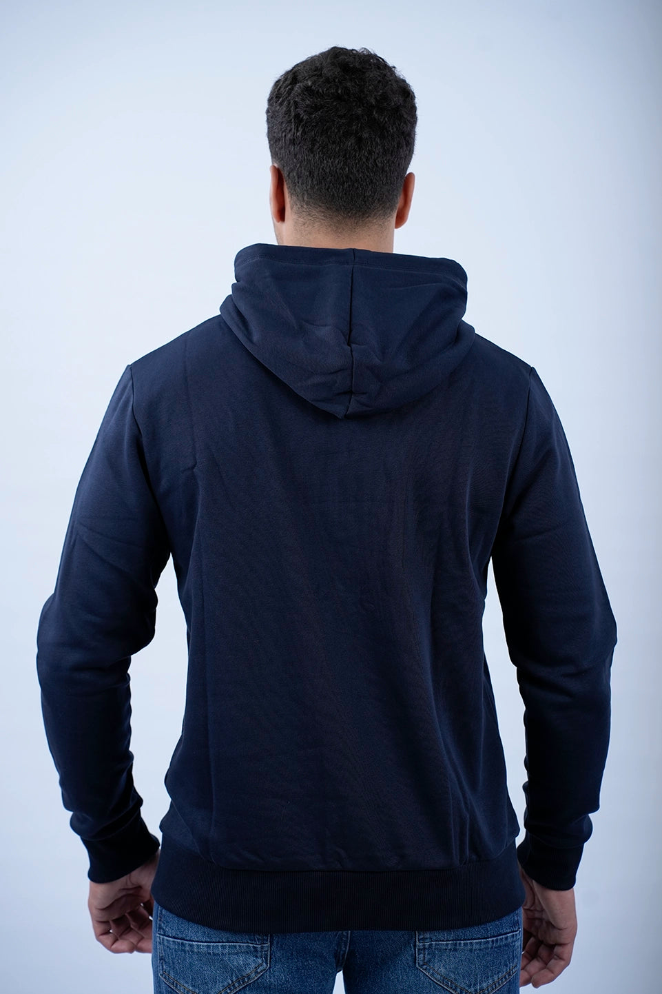 Tom Tailor Navy Hoodie With Logo Front Design