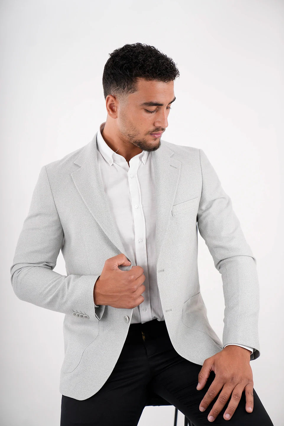 Casual Grey Stylish Blazer