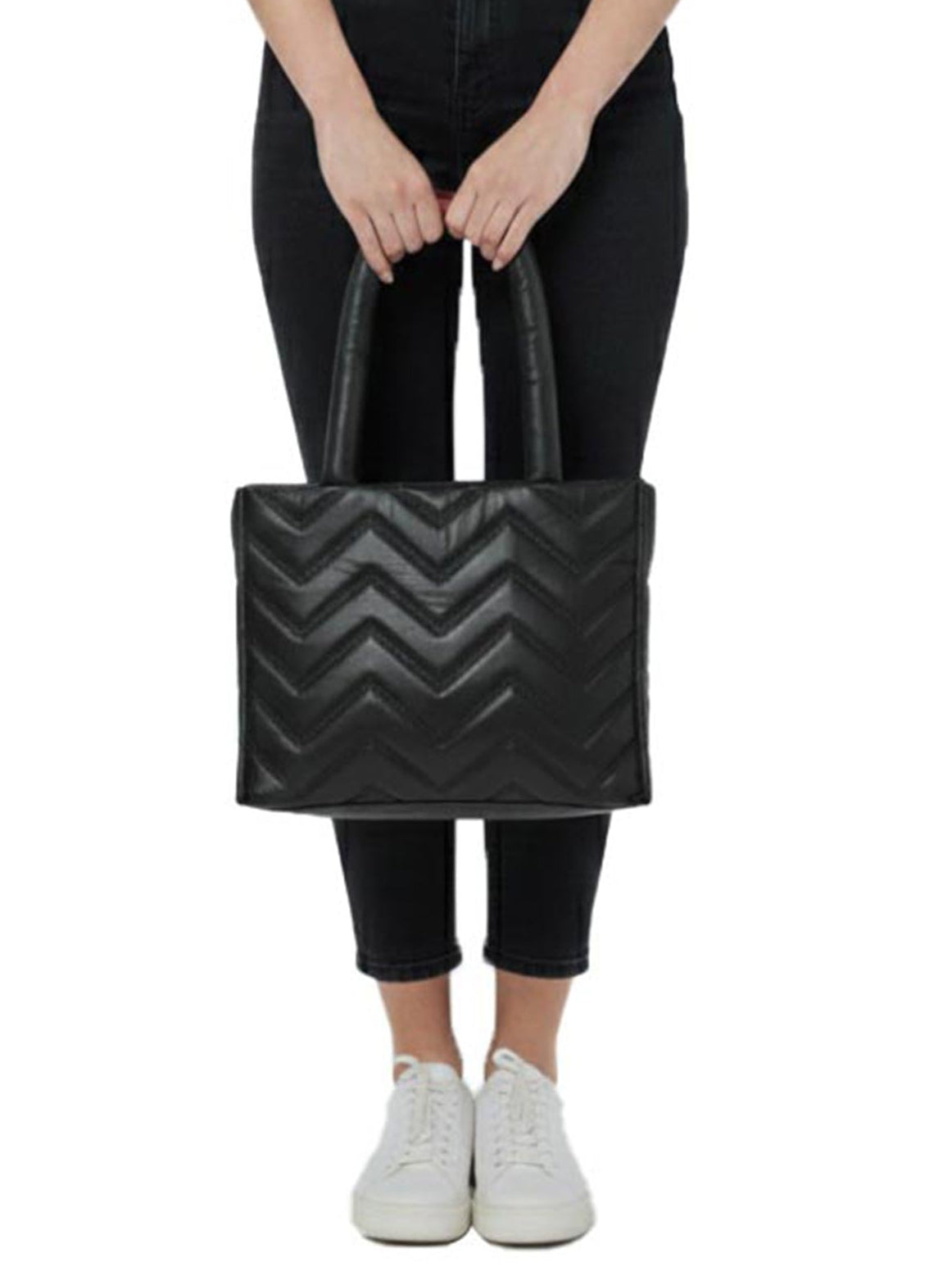 Black Square With Short Strap Bag
