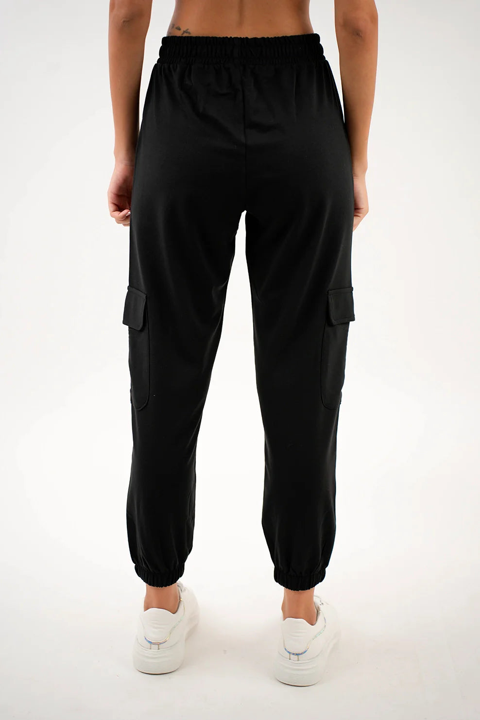 Black Cargo Jogging