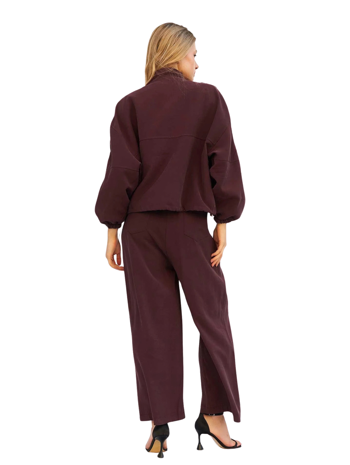 Bordo High-Waisted Pant
