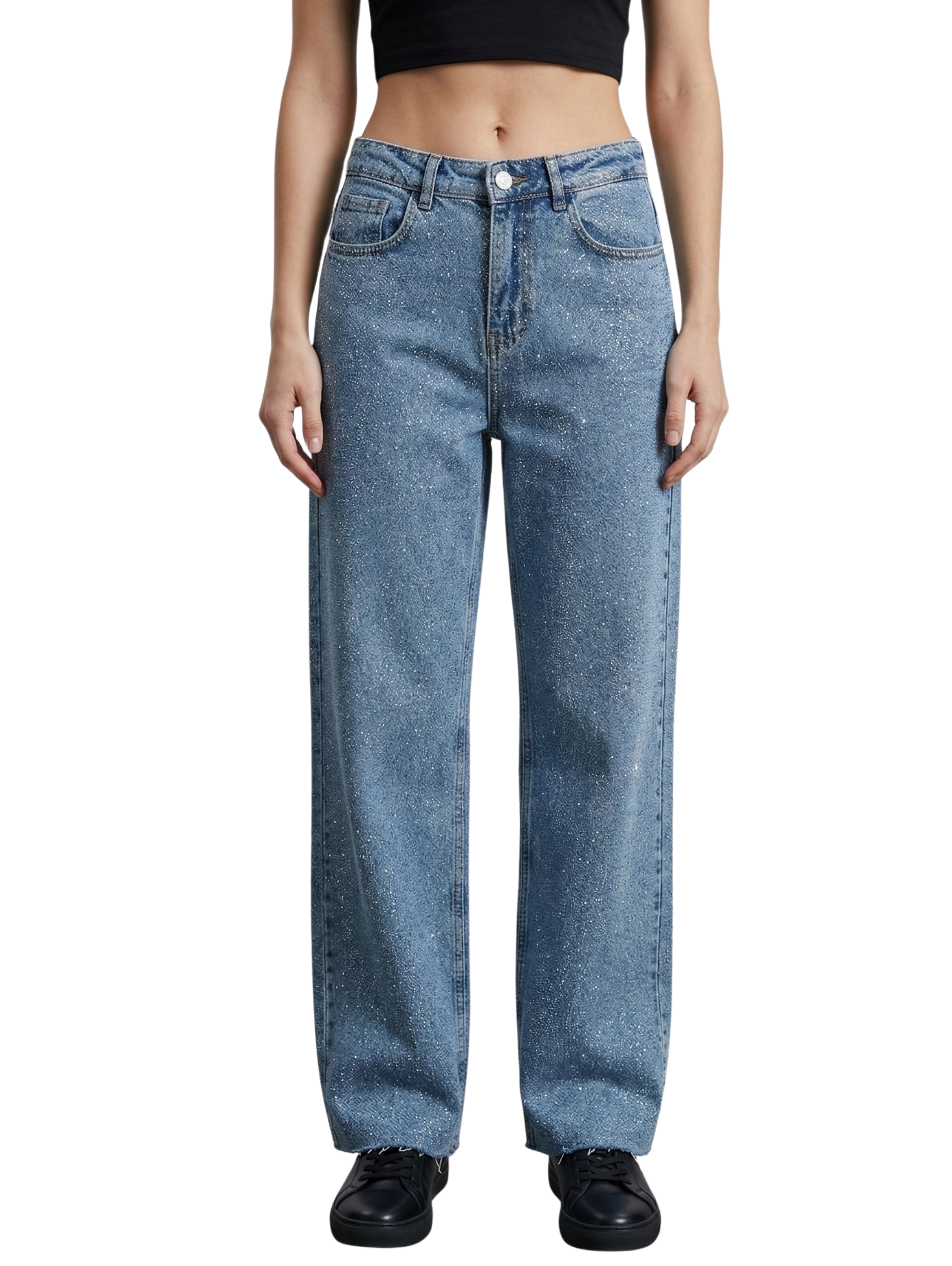 light Blue Straight Cut Jeans