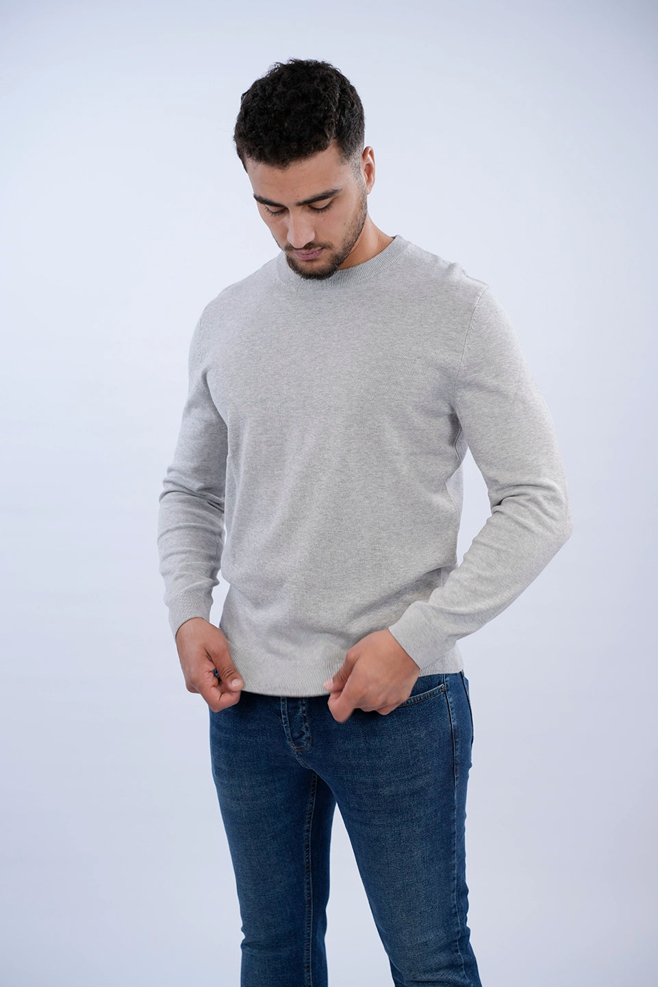 Tom Tailor Grey Basic Round Neck