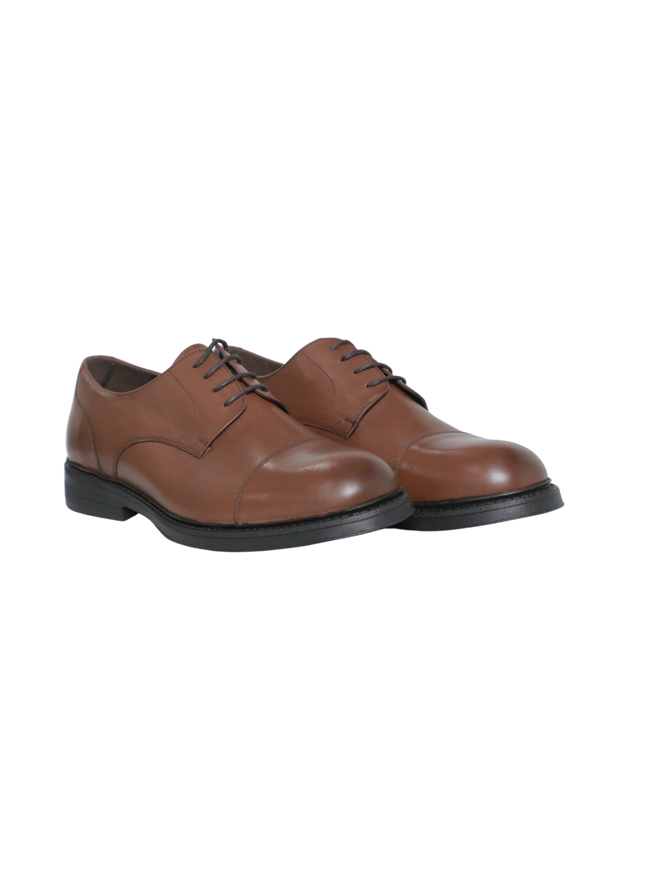 Havan Leather Shoes With Rounded Toe