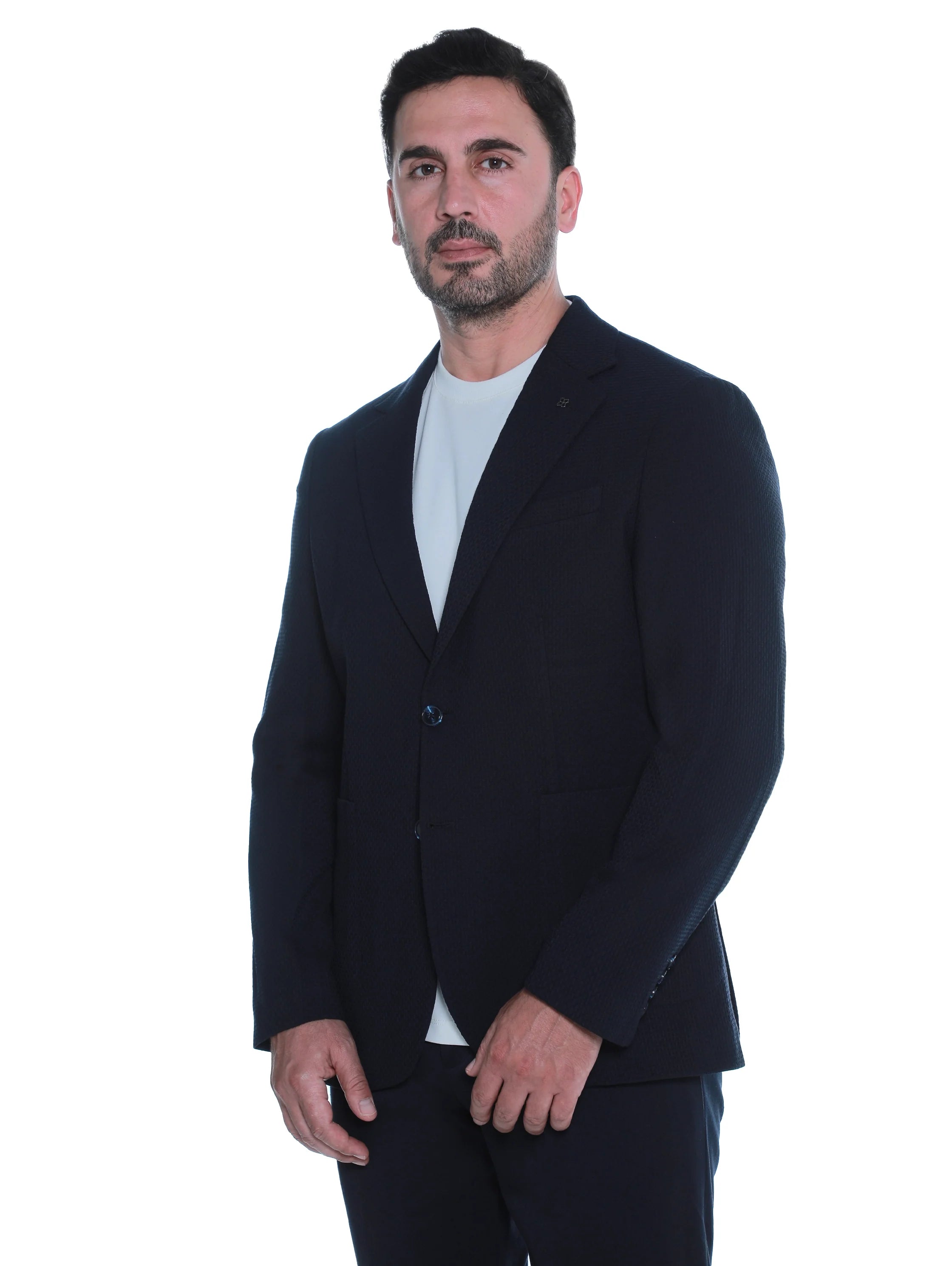 Plain Navy Smart Casual Blazer