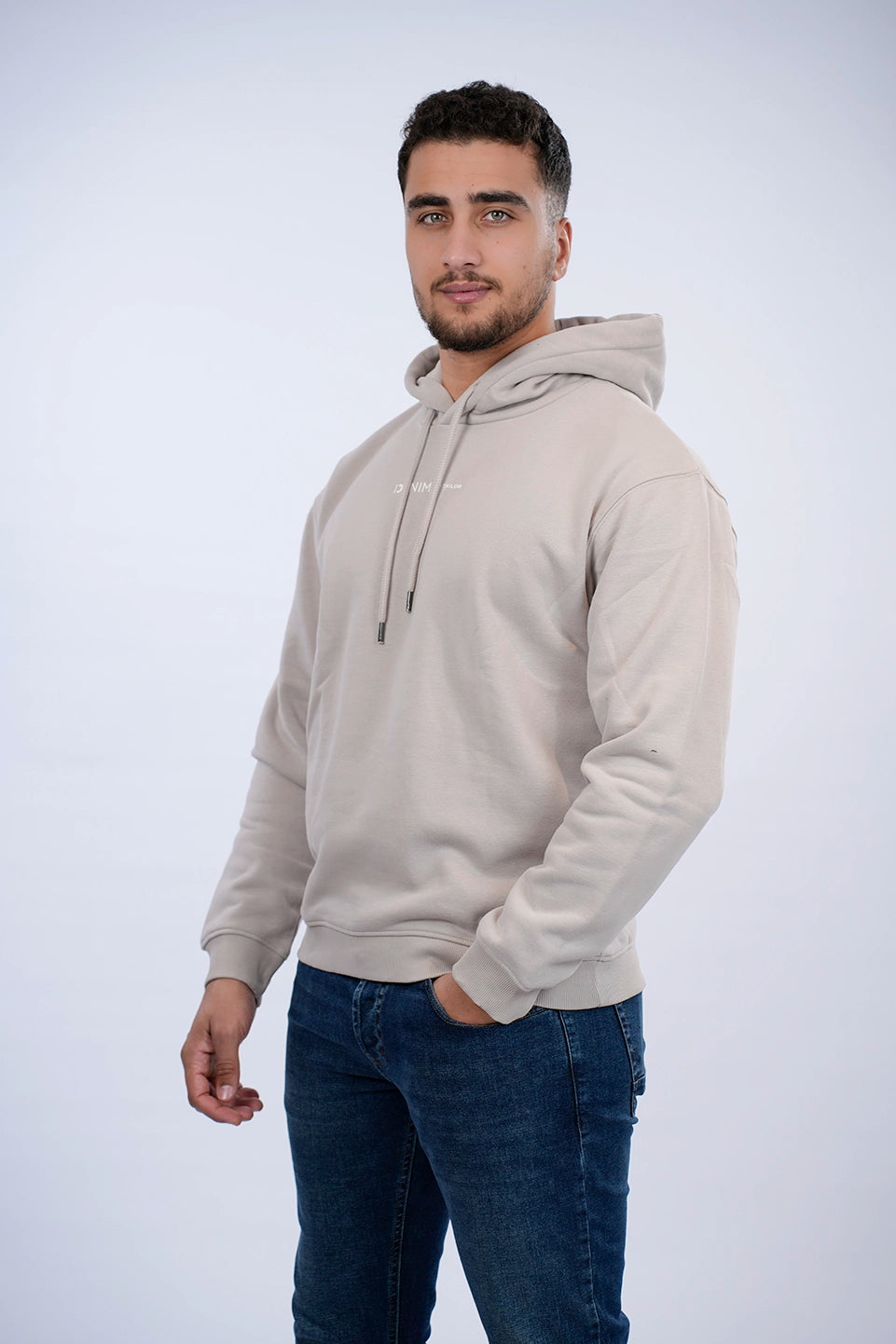 Tom Tailor Printed Grey Hoodie