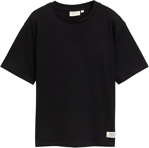 Tom Tailor Boxy Fit Black T-shirt