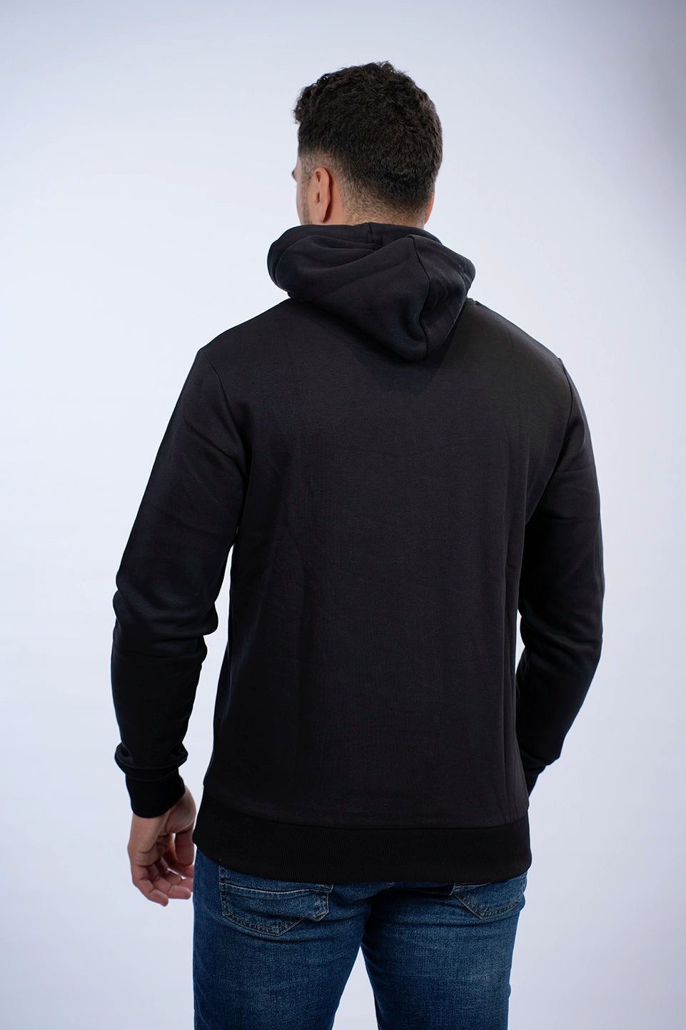 Tom Tailor Black Hoodie With Front Logo