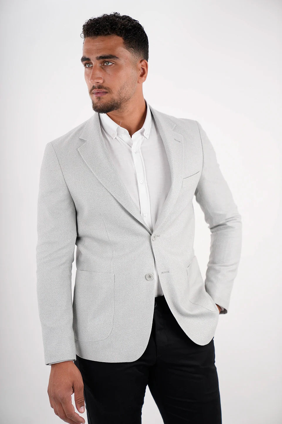 Casual Grey Stylish Blazer