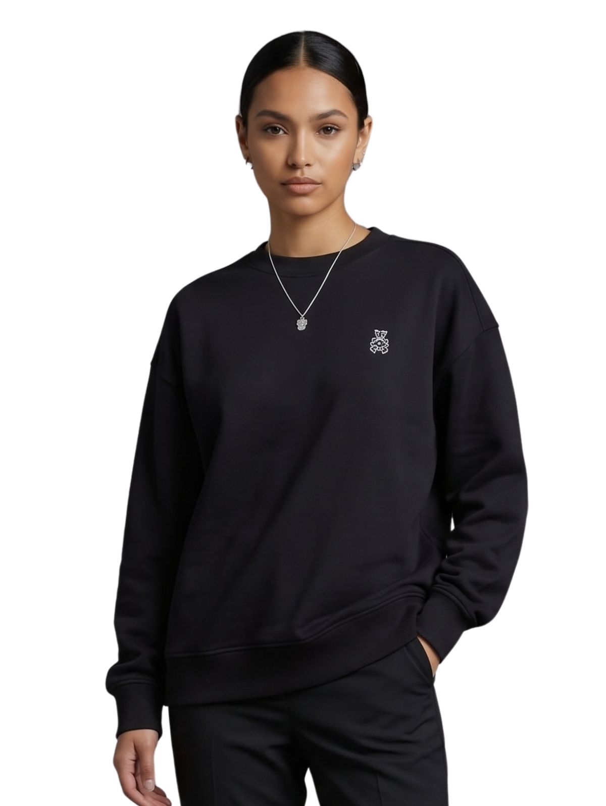 Black Crewneck Sweatshirt