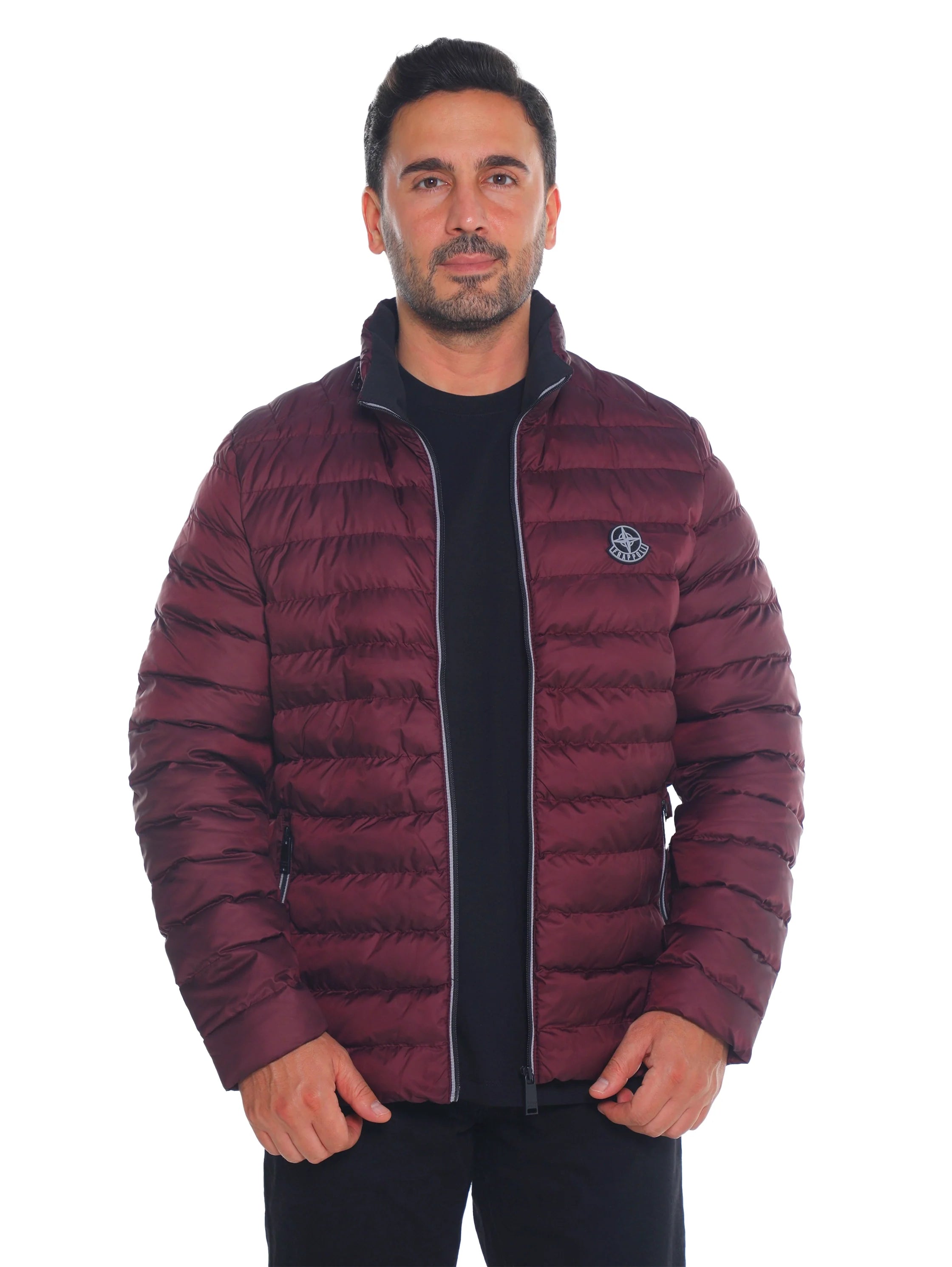 Bordo Puffer Jacket with Zippered Closable Side Pockets