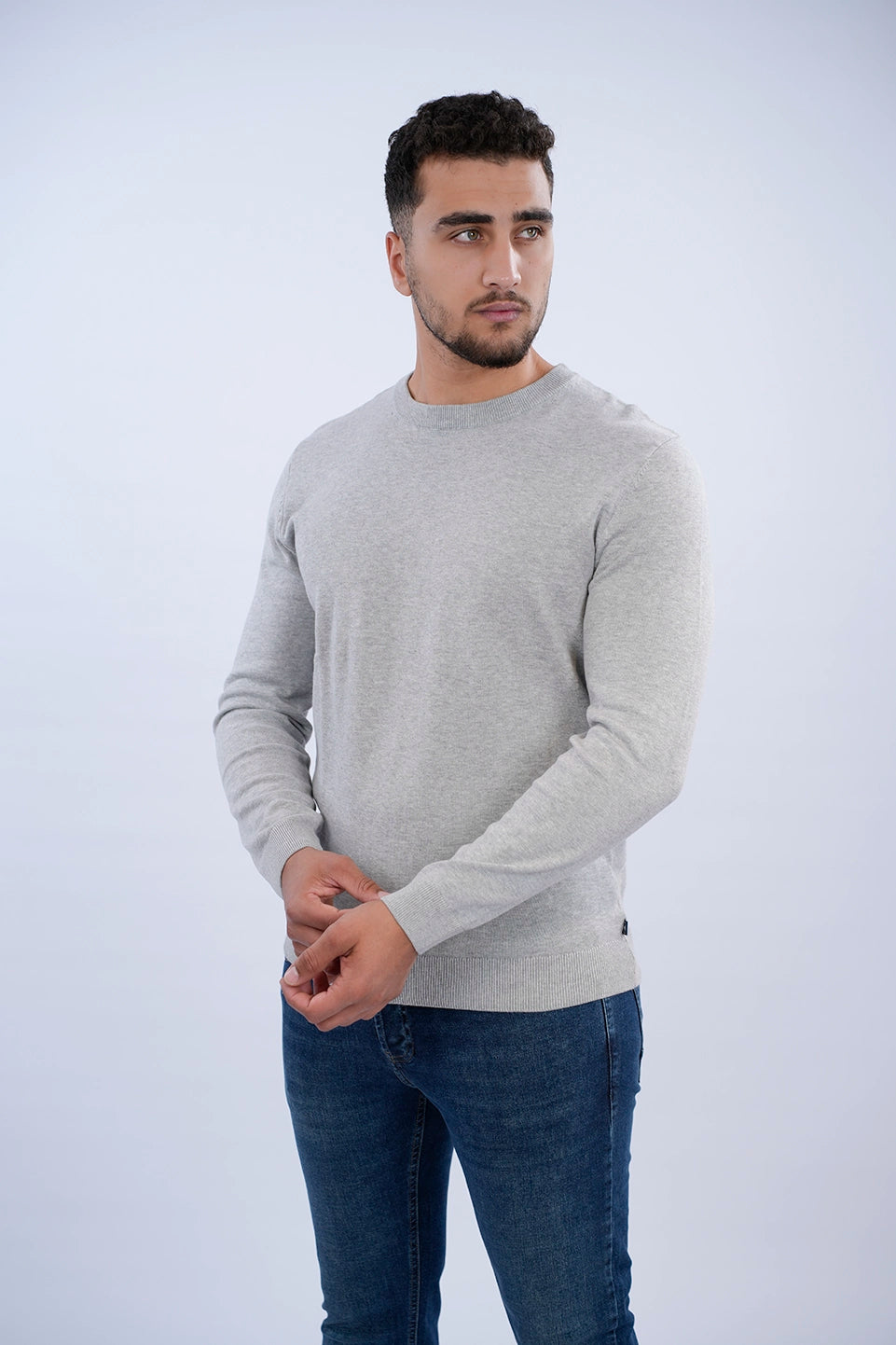 Tom Tailor Grey Basic Round Neck