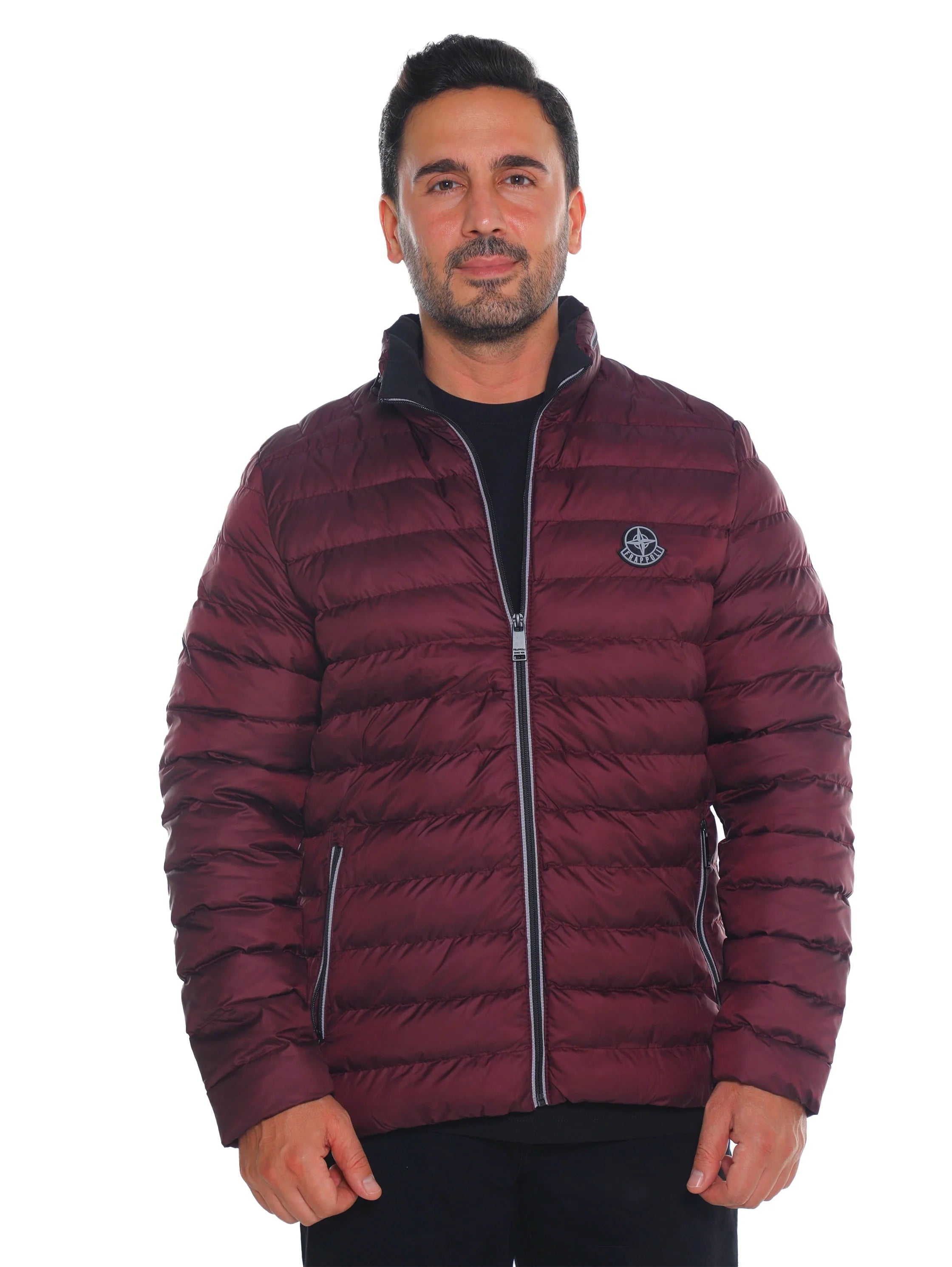 Bordo Puffer Jacket with Zippered Closable Side Pockets