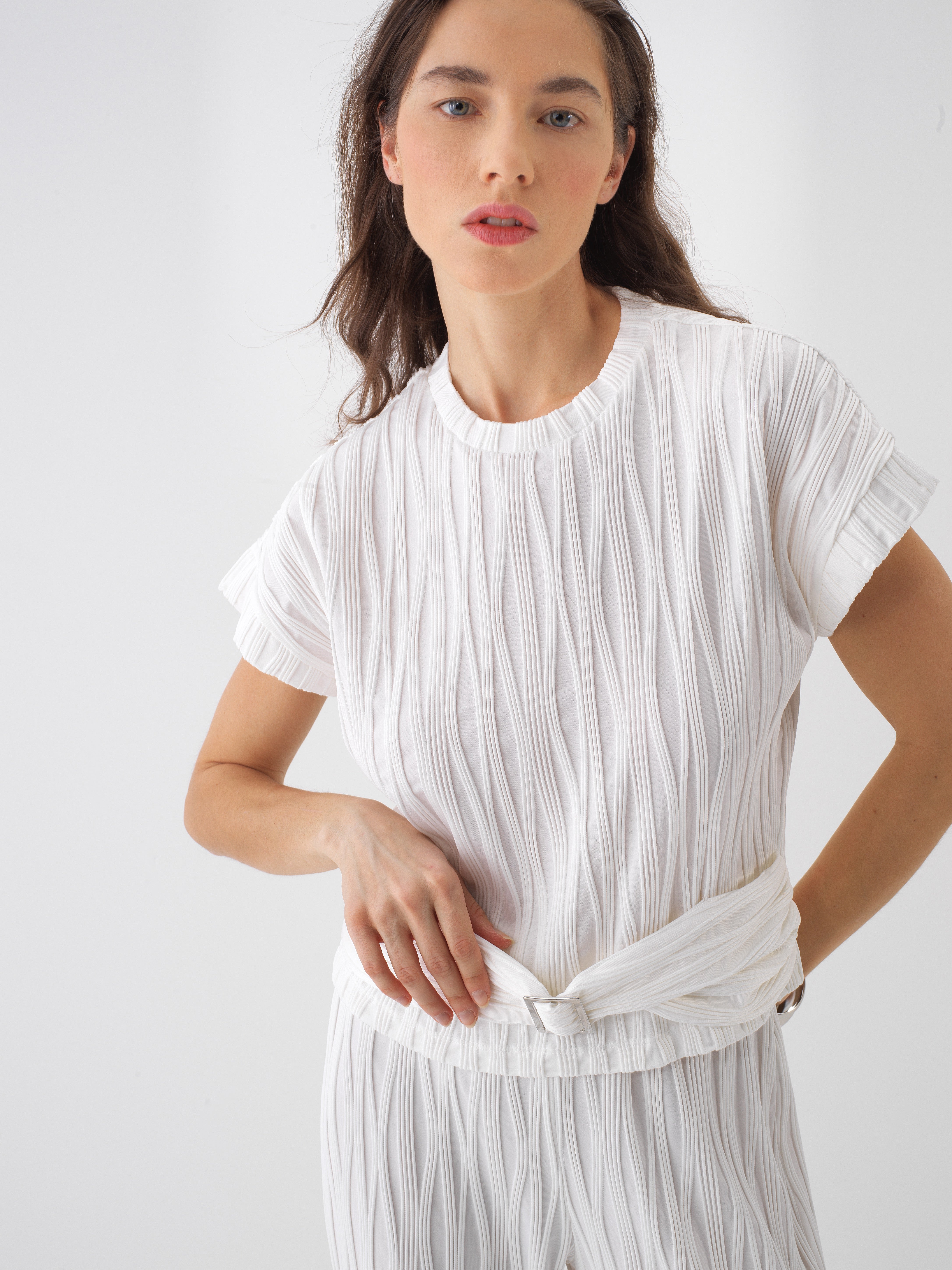 Xint White Regular Fit Blouse