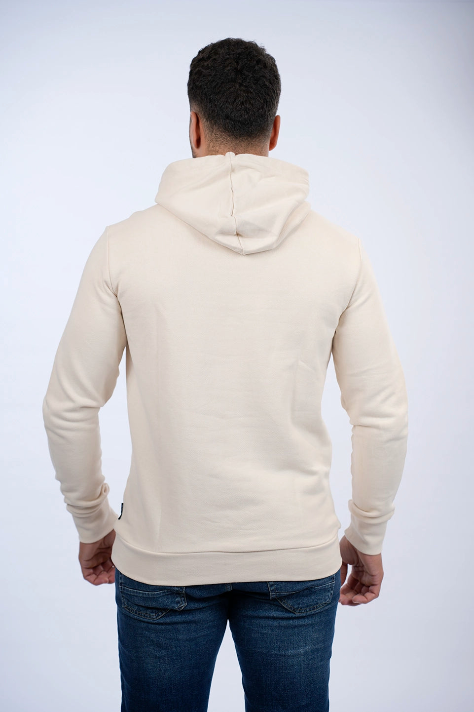 Tom Tailor light Sand Hoodie With A Logo Print