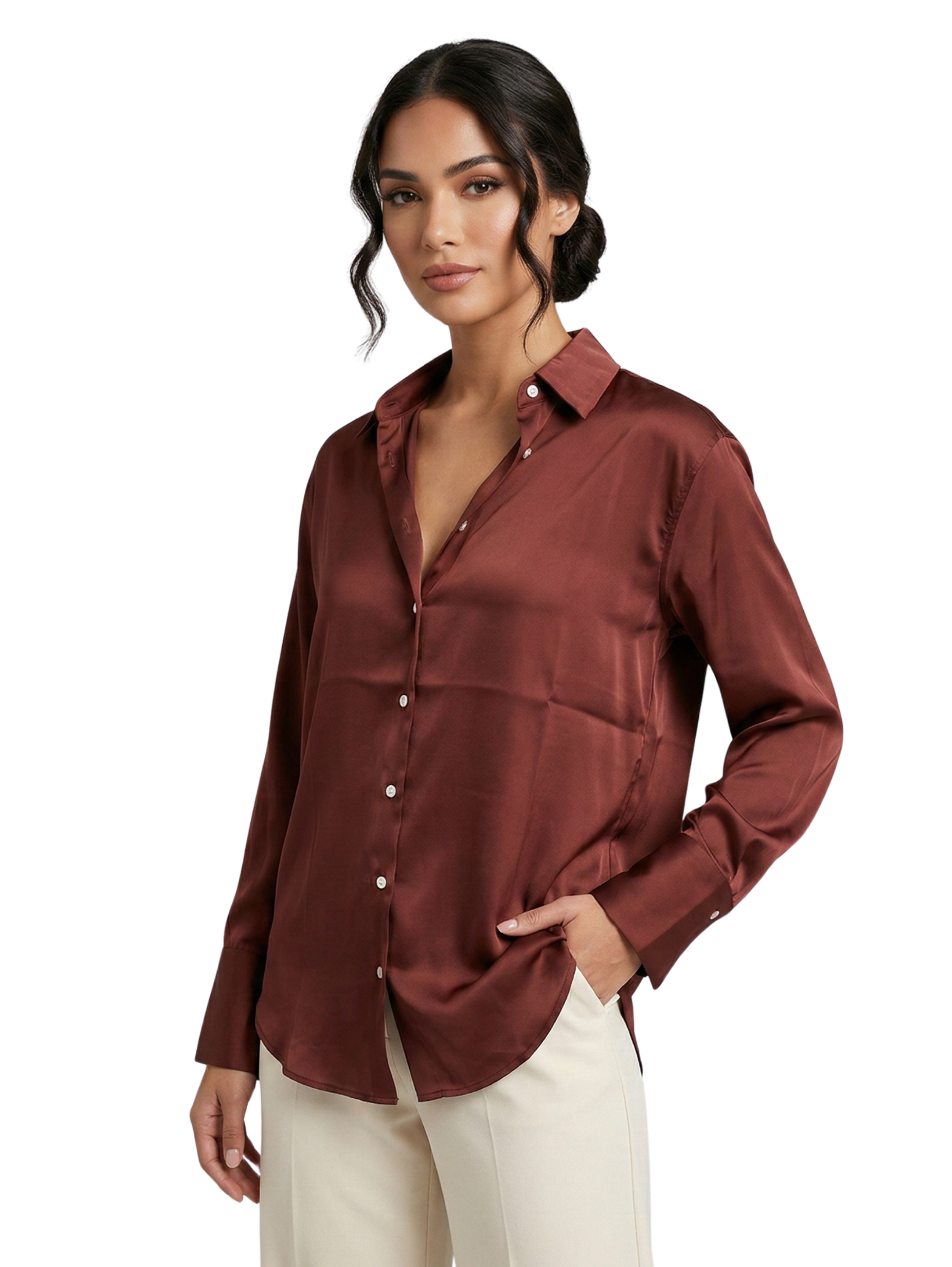 Bordo Shirt With Collar