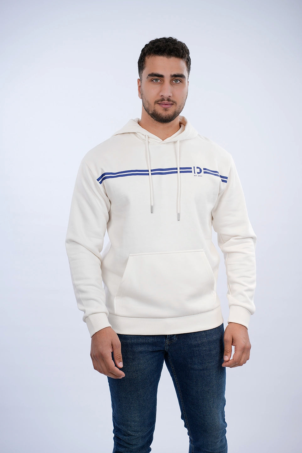 Tom Tailor White Hoodie With A Print