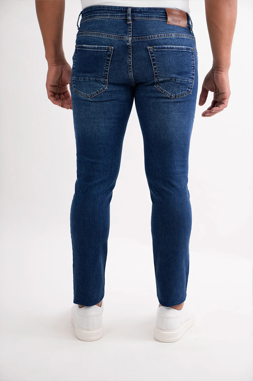 Blue Skinny Plain Jeans