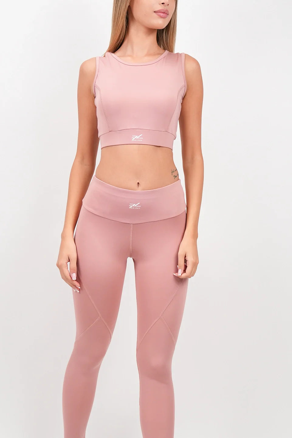 Pink Sport Set 2 Pieces With Logo