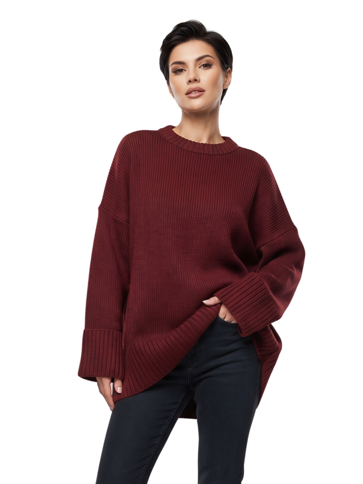 Bordo Oversized Pullover