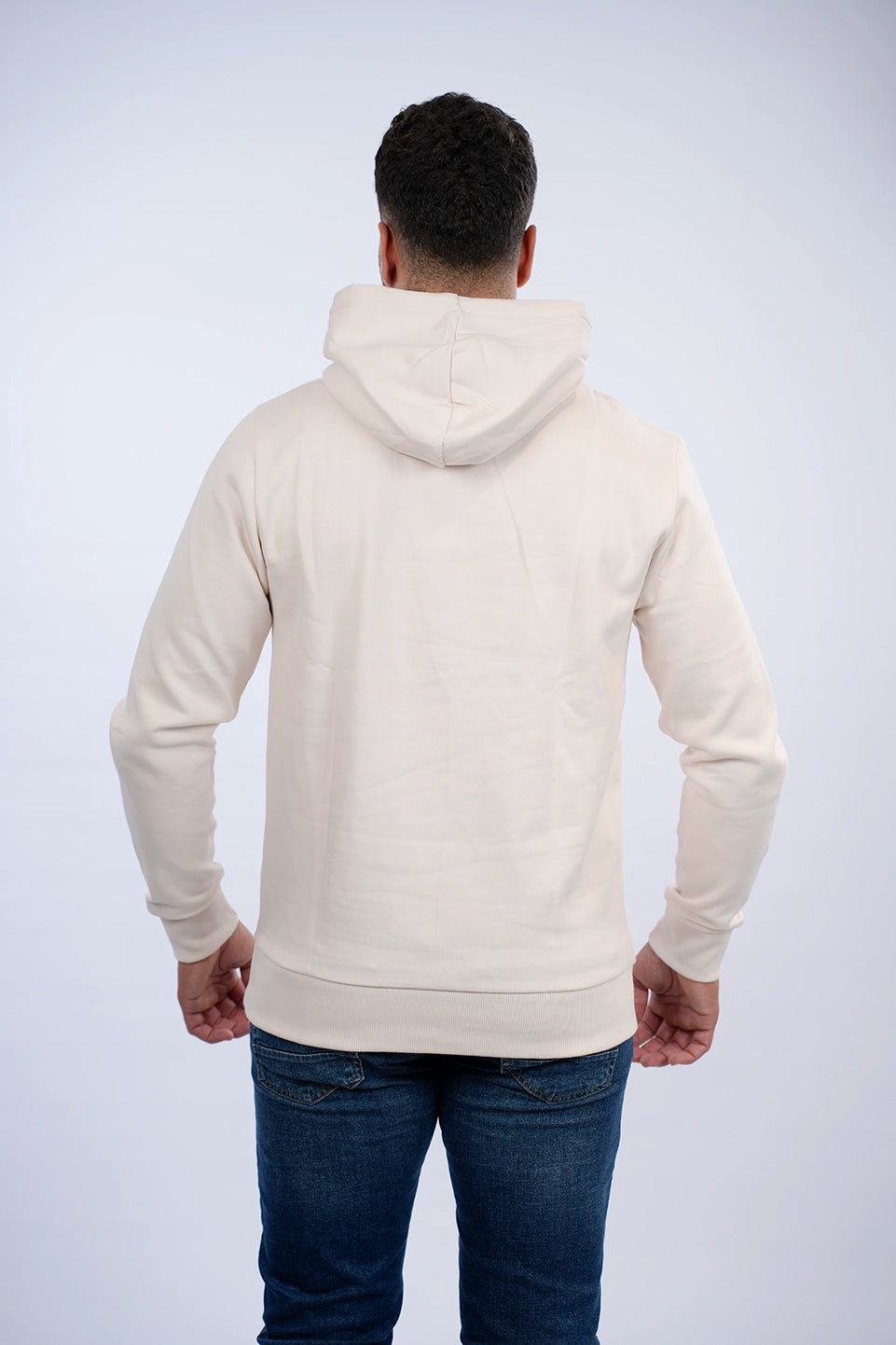 Tom Tailor Light Sand Hoodie With Front Logo