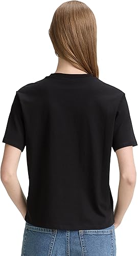 Tom Tailor Boxy Fit Black T-shirt