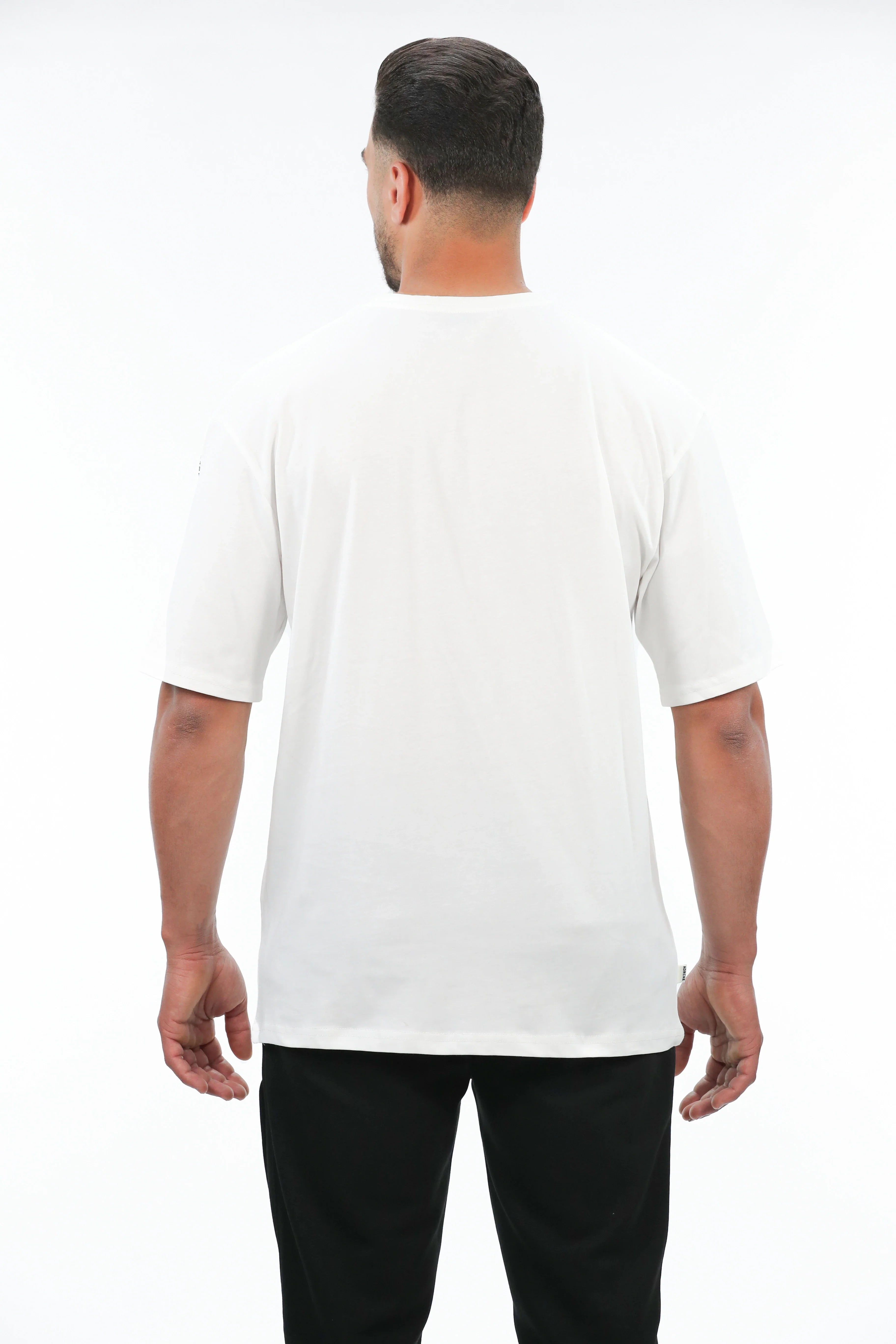 Oversized White T-shirt With Front Design