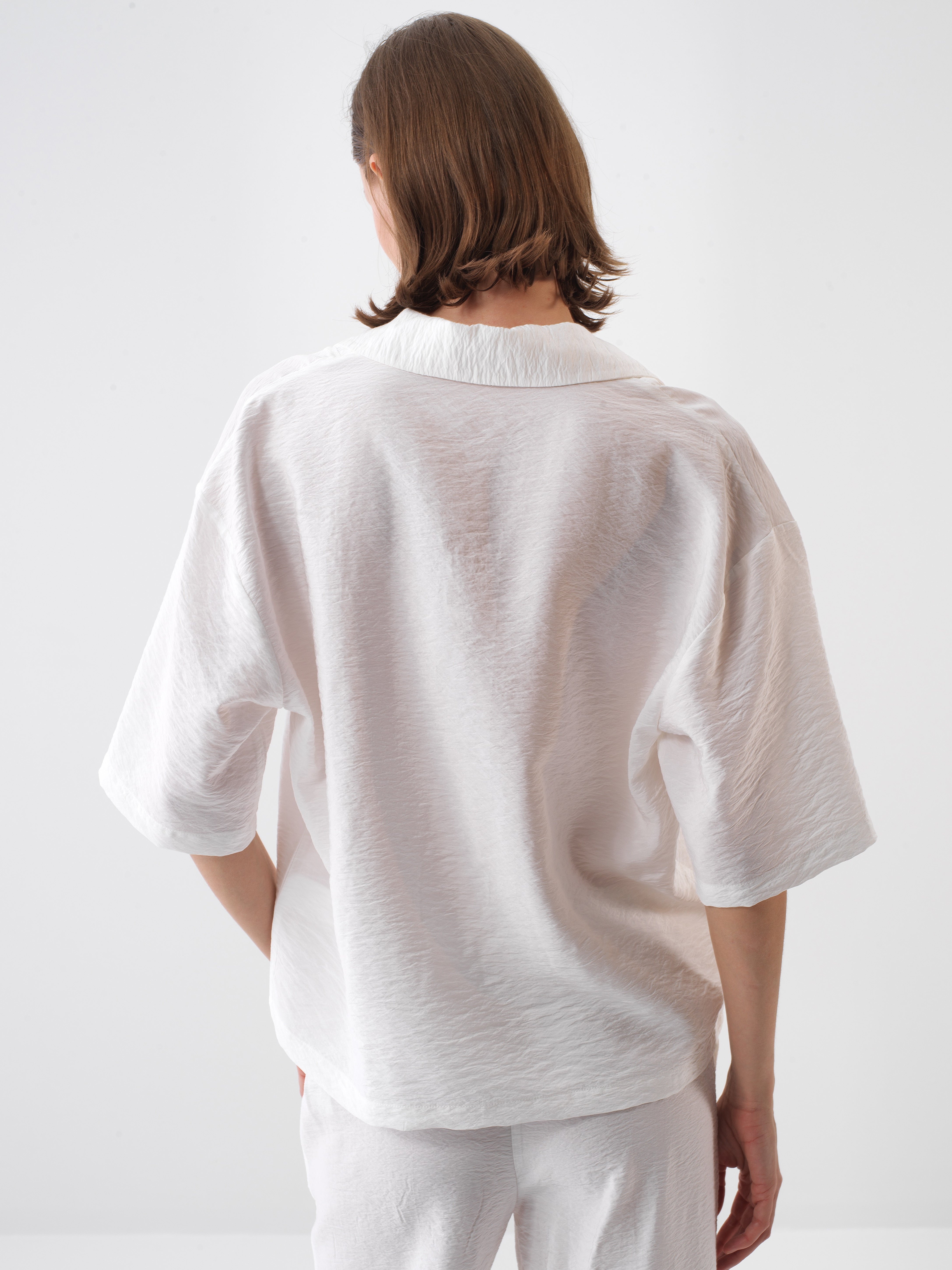 Xint White Oversize Blouse