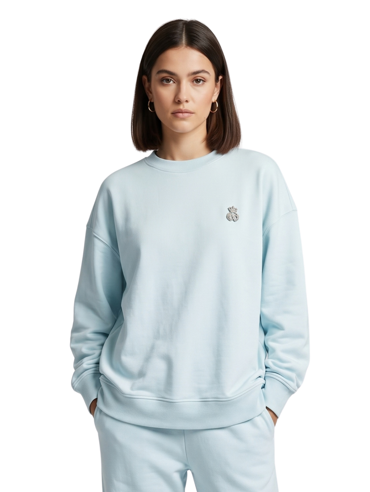 L.Blue Crewneck Sweatshirt