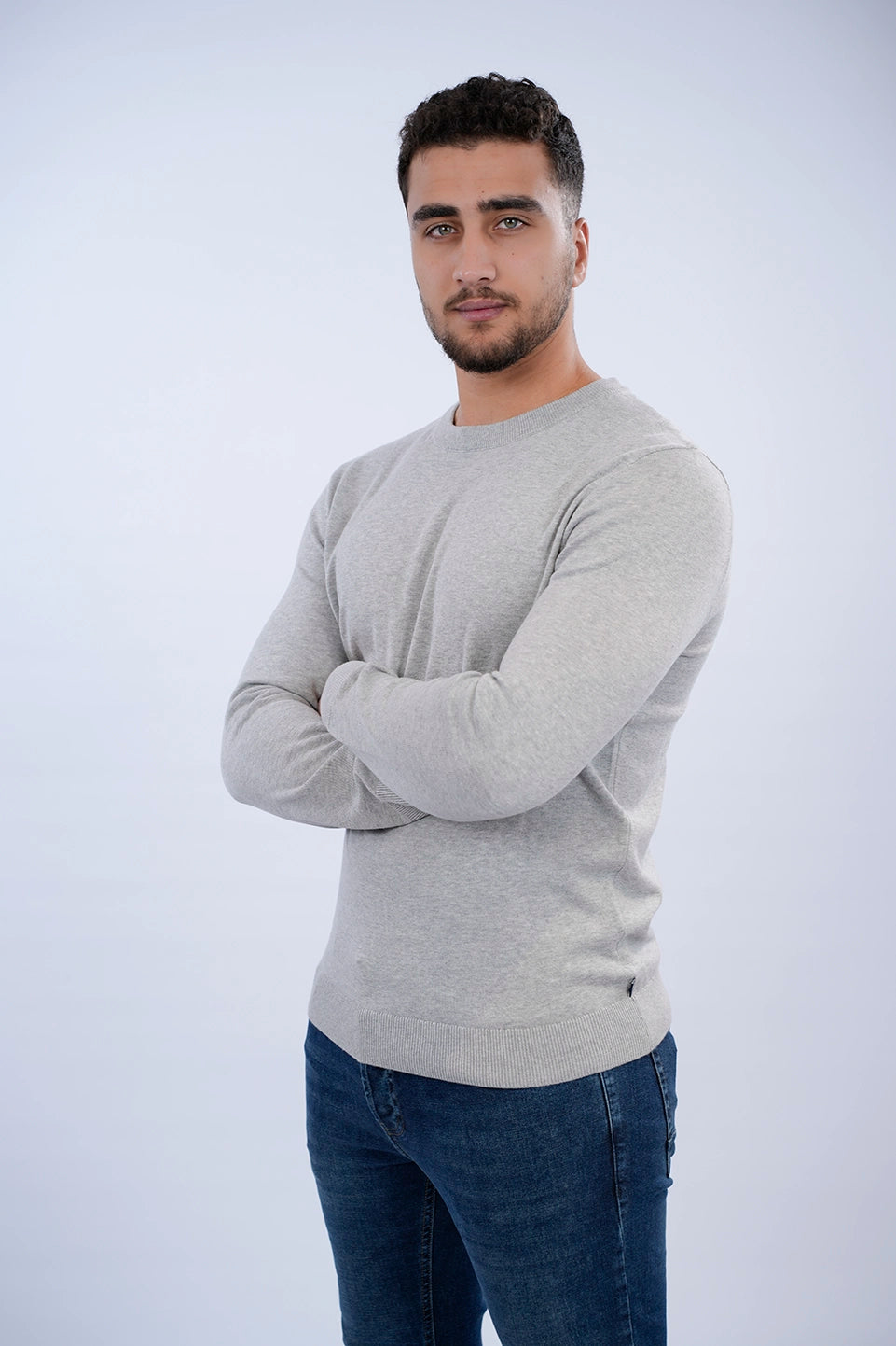 Tom Tailor Grey Basic Round Neck