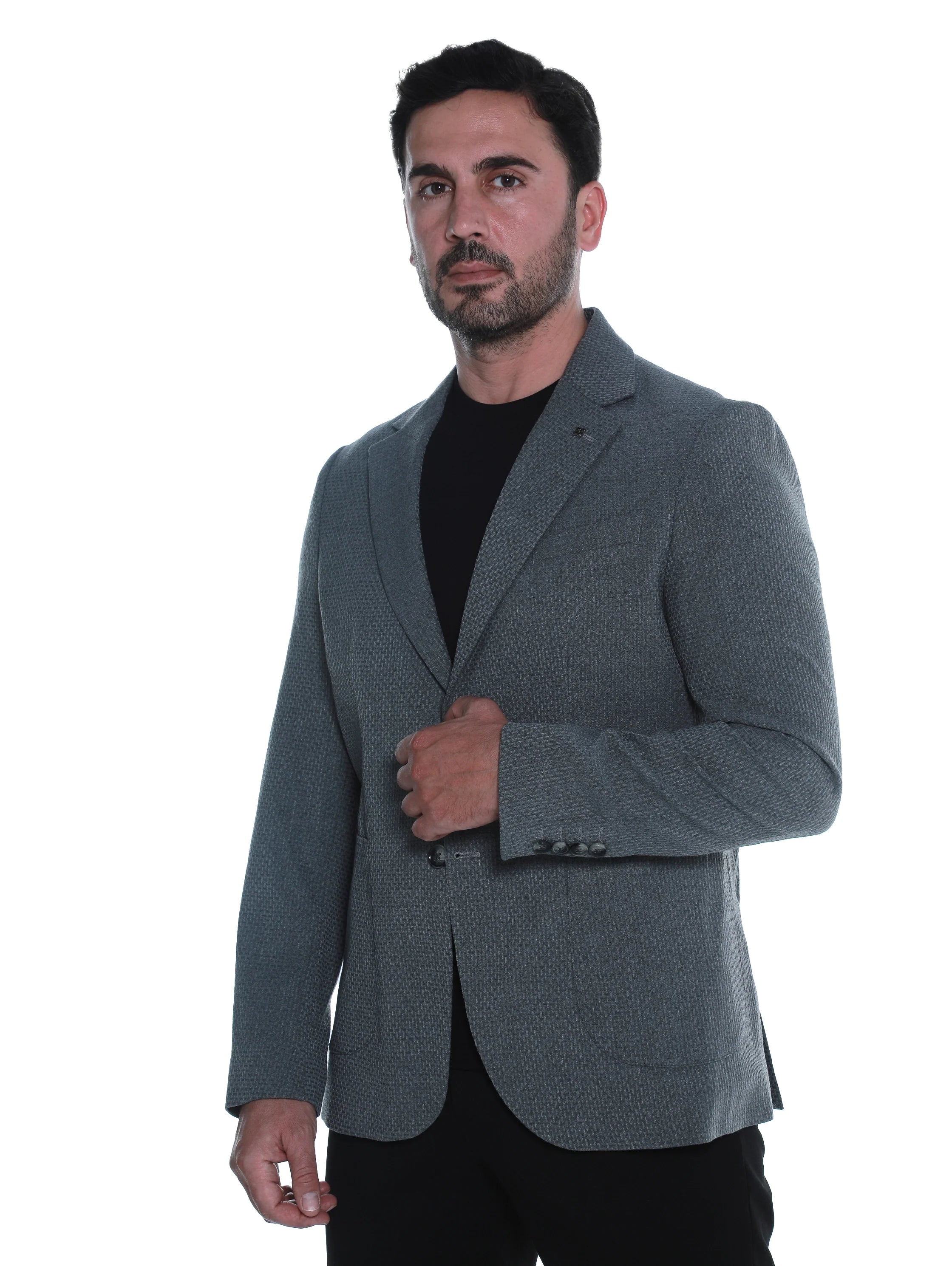 Plain Grey Smart Casual Blazer