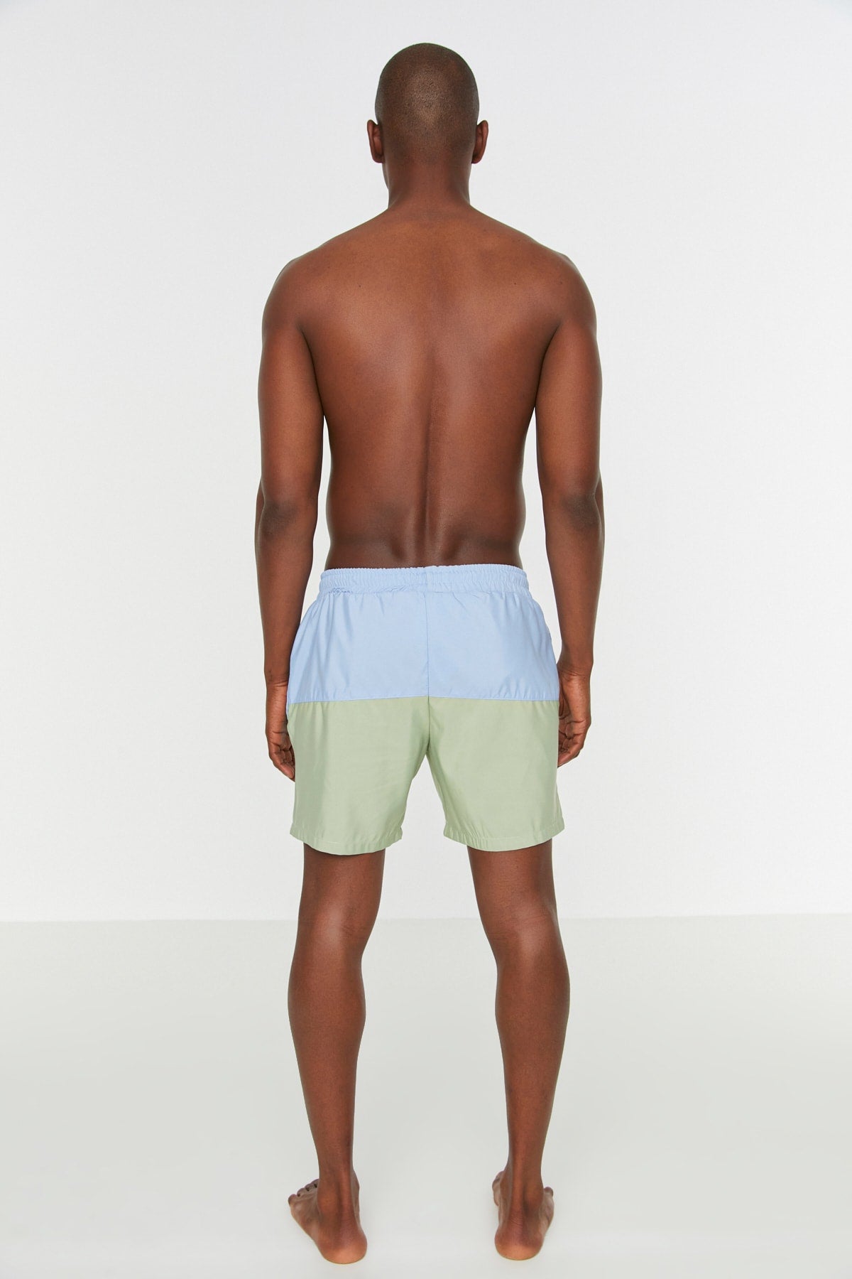 Trendyol Double-Layered Summer Blue Swimming Shorts